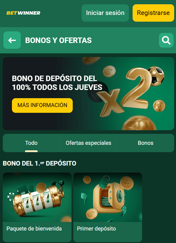 Bono de bienvenida BetWinner Panamá